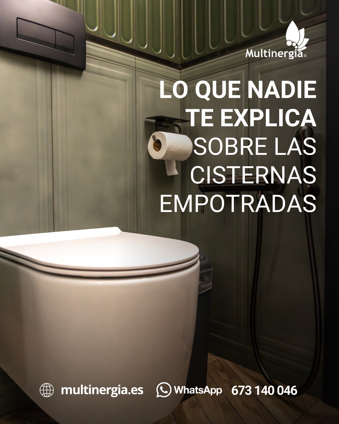 Las cisternas empotradas ofrecen estética y funcionalidad, pero su mantenimiento es diferente al de una cisterna tradicional. 🚽

No todas se reparan igual.
No todos los mecanismos son universales.
Y no todas las intervenciones son superficiales.

Con el tiempo pueden aparecer:
• Pérdidas internas invisibles. 💧
• Desgaste de mecanismos que no se detecta hasta que el consumo aumenta. 📈
• Problemas derivados del uso de piezas no compatibles. ⚙️

Una cisterna empotrada no suele avisar hasta que el problema ya es evidente. ⚠️
Por eso, conocer su funcionamiento y revisarla cuando aparecen pequeños síntomas puede evitar intervenciones mayores.

Entender cómo funciona tu instalación es la mejor forma de cuidarla. 🔍
Infórmate sin compromiso: 

Whatsapp 673 140 046
🌐 https://www.multinergia.es 

#serviciotecnicooficial #equipamientodebaño #fontaneriaprofesional #osmosisinversa
#descalcificador #tratamientodelagua #fontaneriasevilla #fontaneriacordoba #multinergia #spa #jacuzzi