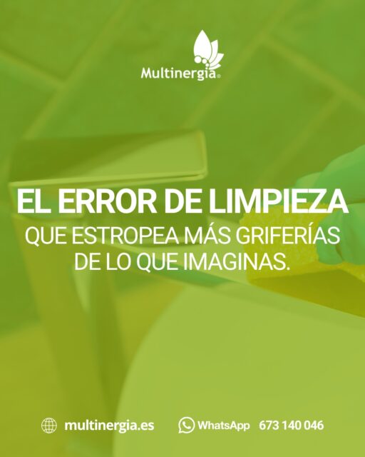Muchas griferías no fallan por el uso… sino por cómo se limpian. 🚿
El uso de productos agresivos, como lejía o desincrustantes no adecuados, puede provocar:
• Deterioro del acabado exterior. ⚠️
• Daños en juntas y componentes internos. ⚙️
• Pérdida de suavidad en el funcionamiento.
• Desgaste prematuro de cartuchos.
En griferías técnicas, especialmente encastradas o termostáticas, estos daños no siempre se ven al principio, pero afectan directamente a su durabilidad.
No todos los productos sirven para todo.
Una limpieza incorrecta puede acortar la vida útil de la instalación sin que se perciba de inmediato. ✅
Consúltanos y te informamos:
Whatsapp 673 140 046
🌐 https://www.multinergia.es
#serviciotecnicooficial #equipamientodebaño #fontaneriaprofesional #osmosisinversa
#descalcificador #tratamientodelagua #fontaneriasevilla #fontaneriacordoba #multinergia #spa #jacuzzi