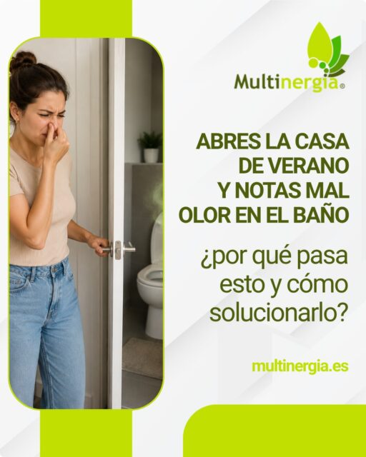Es muy habitual llegar a una vivienda que ha estado cerrada durante meses y notar mal olor en el baño nada más entrar. 🏡🚽
Aunque pueda parecer un problema grave, en muchos casos tiene una explicación sencilla.
Las causas más comunes suelen ser:
• Sifones secos por falta de uso, que dejan pasar olores de la red. 💧
• Agua retenida en desagües durante mucho tiempo.
• Falta de circulación en tuberías. 🚰
• Ventilación insuficiente en estancias cerradas. 🌬️
¿Cómo solucionarlo?
• Deja correr el agua en lavabos, ducha e inodoro unos minutos. 🚿
• Rellena los sifones para recuperar la barrera de agua.💧
• Ventila bien la estancia. 💨
• Si el olor persiste, conviene revisar la instalación. 🔍
La mayoría de veces se resuelve con una puesta en marcha básica al volver a usar la vivienda.
Antes de instalarte en la casa de verano, una pequeña revisión puede ahorrarte molestias. Consúltanos. ✅
Whatsapp 673 140 046
🌐 https://www.multinergia.es