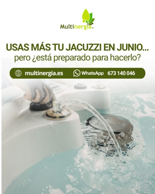 🛁☀️ Con la llegada del buen tiempo, tu jacuzzi/spa vuelve a utilizarse con más frecuencia. Y cuanto mayor es el uso, mayor es también la exigencia para todo el sistema.
Por eso, antes de comenzar la temporada, conviene revisar algunos puntos clave:
• Limpieza del circuito interno.
• Estado de los filtros y sustitución periódica (recomendable cada 6 meses). 🔄
• Correcto funcionamiento de bombas y jets. ⚙️
• Equilibrio y calidad del agua. 💧
Uno de los mantenimientos más importantes, y muchas veces olvidado, es precisamente el cambio de filtros. Un filtro en mal estado dificulta la correcta circulación del agua y obliga al sistema de filtración a trabajar más de la cuenta, pudiendo afectar al rendimiento de bombas y circuitos con el tiempo.
Además de mejorar la limpieza del agua, un mantenimiento adecuado ayuda a prevenir averías y a prolongar la vida útil del equipo. 🔧
Un spa preparado no solo funciona mejor, también se disfruta más durante toda la temporada. ✅
Antes de volver a utilizar tu jacuzzi/spa esta primavera, asegúrate de que todo está en orden. 🔍
Consúltanos sin compromiso y te asesoramos. 😊
Whatsapp 673 140 046
🌐 https://www.multinergia.es
#serviciotecnicooficial #equipamientodebaño #fontaneriaprofesional #osmosisinversa
#descalcificador #tratamientodelagua #fontaneriasevilla #fontaneriacordoba #multinergia #spa #jacuzzi