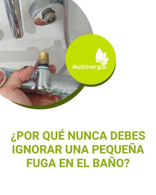 💧 Una gota constante, una humedad leve o una cisterna que pierde un poco pueden parecer problemas menores.
Pero una pequeña fuga realmente puede provocar:
• Mayor consumo de agua sin que lo notes. 📈
• Daños ocultos en muebles, paredes o suelos.
• Desgaste en mecanismos internos. ⚙️
• Averías más complejas si no se revisa a tiempo. 🔧
En baños con griferías, cisternas empotradas o sistemas técnicos, detectar el origen de una fuga es clave para evitar problemas mayores.
Revisar a tiempo siempre es mejor que reparar tarde. ✅
Para más información o asesoramiento, contacta con nosotros. 📩
Whatsapp 673 140 046
🌐 https://www.multinergia.es