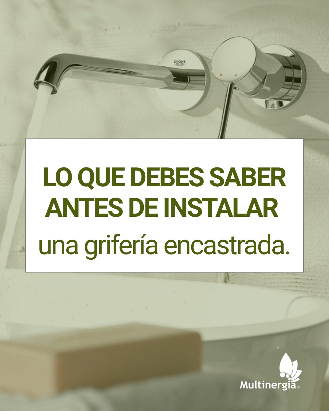 🚿 Las griferías encastradas aportan diseño, comodidad y un acabado muy limpio en el baño. Pero su instalación requiere más planificación de la que parece.
Antes de instalar una, conviene tener en cuenta:
• El tipo de pared y espacio disponible. 🧱
• La compatibilidad entre cuerpo empotrado y acabado exterior.
• El acceso técnico para futuras revisiones. 🔧
• La presión y características de la instalación de agua. 💧
Una buena instalación no solo mejora la estética, también evita problemas futuros.
En este tipo de sistemas, hacerlo bien desde el principio marca la diferencia.
✅ Consúltanos. ✅
Whatsapp 673 140 046
🌐 https://www.multinergia.es